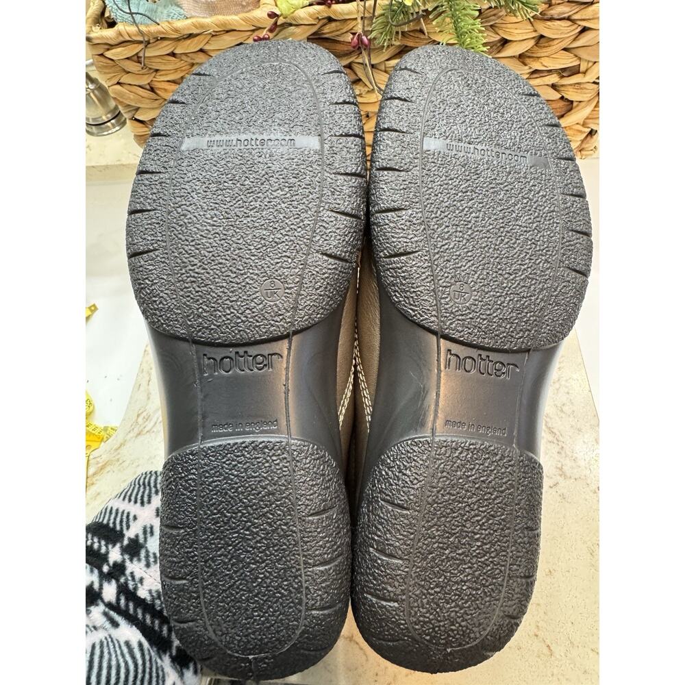 Hotter Comfort Concept Leap Shoes Size 10 Brown Metallic Adjustable Straps - Picture 10 of 10